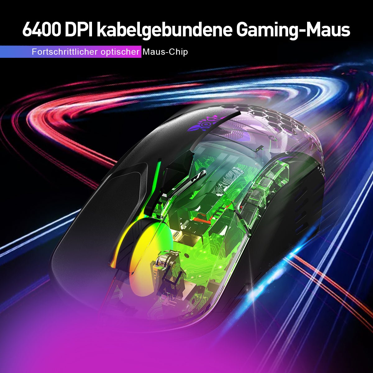 RGB KABELGEBUNDENE GAMING-MAUS // CW902 - GTPLAYER DE